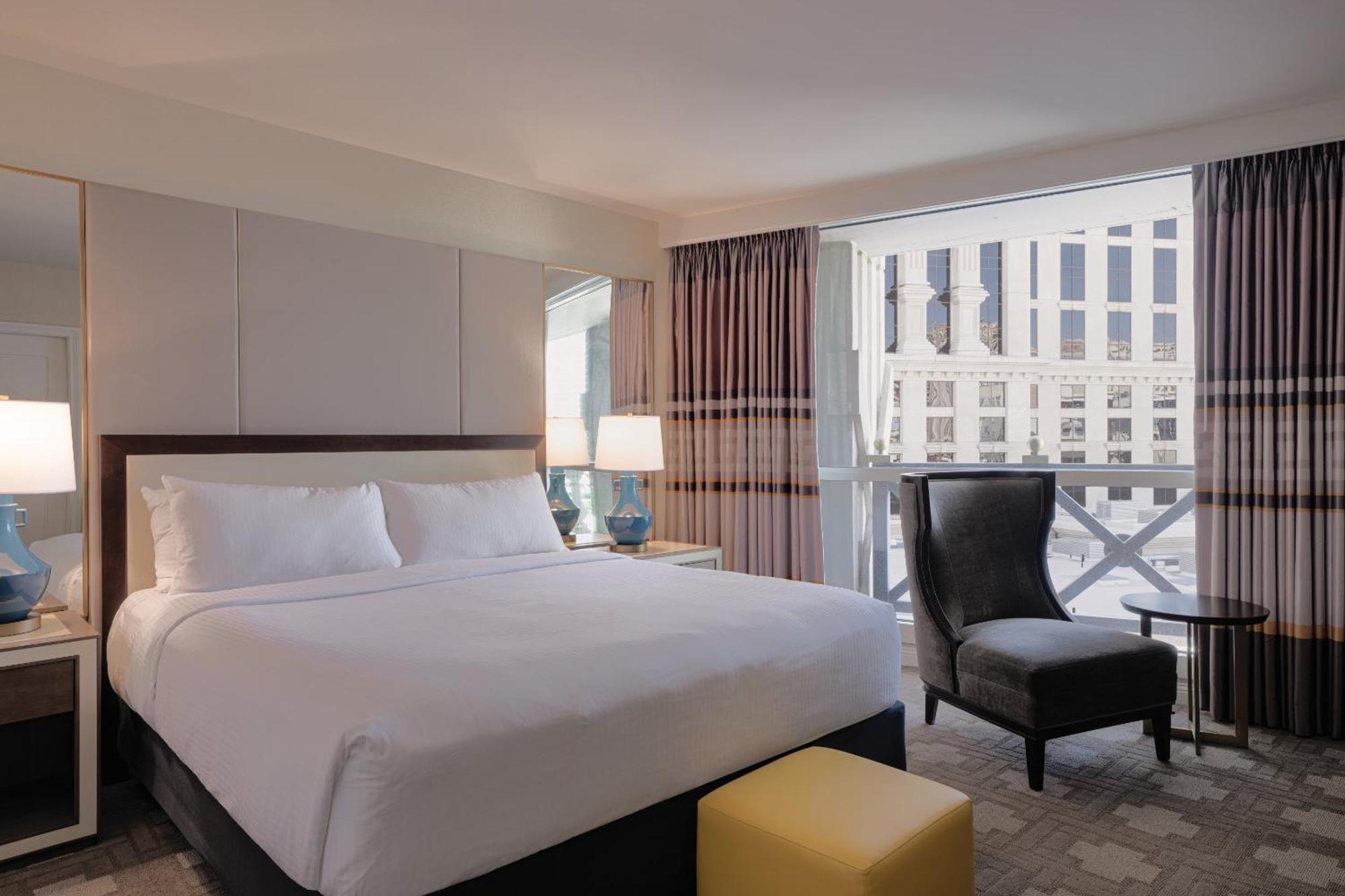 Caesars Palace Hotel & Casino Las Vegas Exterior foto A guest room at the hotel